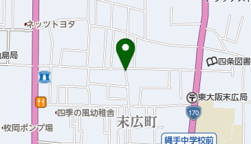 公文式末広教室の地図画像