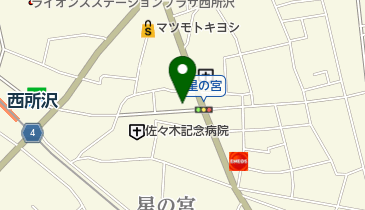 公文式星の宮教室の地図画像