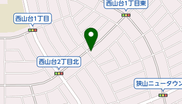 公文式西山台教室の地図画像