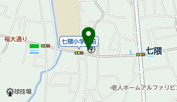 公文式七隈四ツ角教室の地図画像