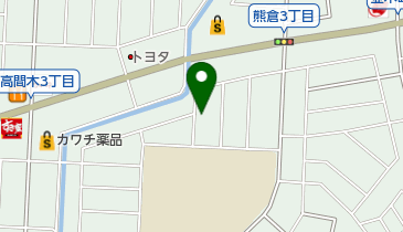 公文式熊倉教室の地図画像