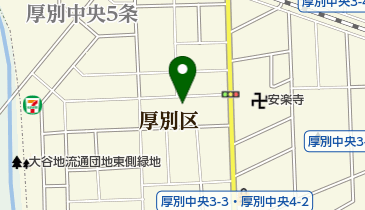 公文式厚別あおぞら教室の地図画像