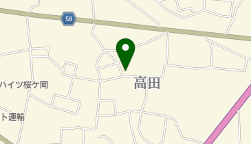 公文式上高田教室の地図画像