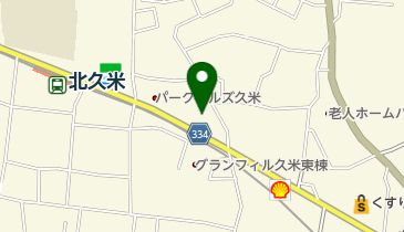 公文式松山久米教室の地図画像