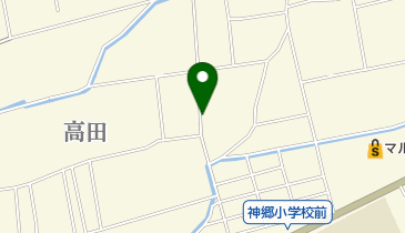 公文式新居浜田の上教室の地図画像