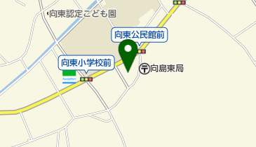 公文式向東小学校前教室の地図画像