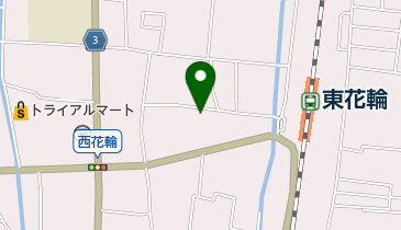 公文式東花輪教室の地図画像