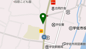 公文式宇佐駅館教室の地図画像