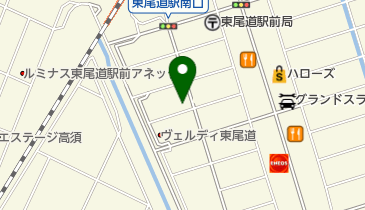 公文式尾道東新涯教室の地図画像