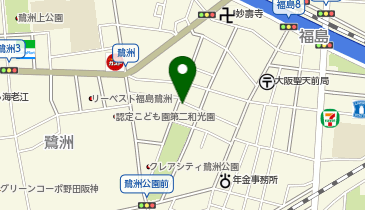 公文式福島教室の地図画像