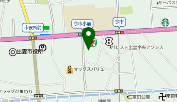 公文式出雲今市教室の地図画像