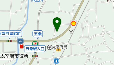 公文式太宰府五条教室の地図画像