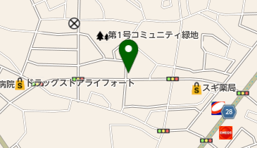 公文式ながそね教室の地図画像