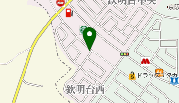 公文式欽明台西教室の地図画像