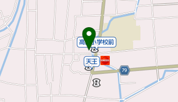 公文式高富教室の地図画像