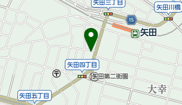 公文式矢田町教室の地図画像