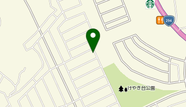 公文式けやき台教室の地図画像