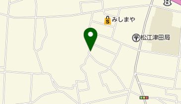 公文式松江西津田三丁目教室の地図画像