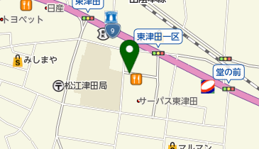 公文式松江東津田教室の地図画像