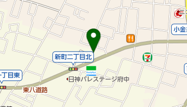 公文式新町教室の地図画像