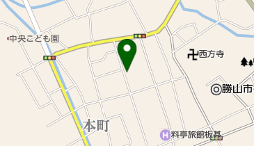 公文式勝山本町教室の地図画像