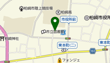 公文式柏崎学校町教室の地図画像
