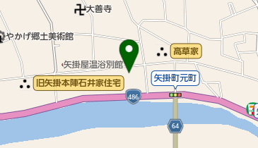 公文式矢掛教室の地図画像