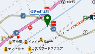 公文式横芝教室の地図画像