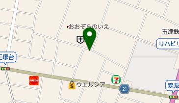 公文式王塚台教室の地図画像