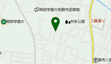 公文式調布ケ丘教室の地図画像
