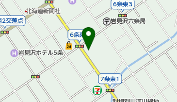 公文式岩見沢中央教室の地図画像