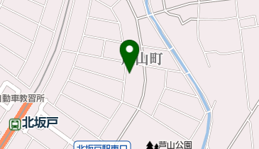 公文式坂戸芦山町教室の地図画像