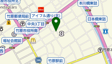 公文式竹原中央教室の地図画像