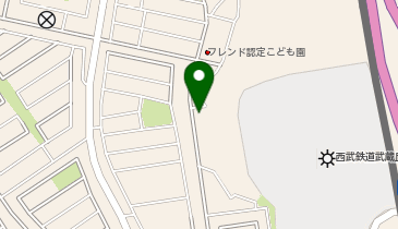 公文式こま武蔵台教室の地図画像