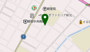 公文式朝里中央教室の地図画像