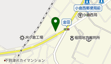 公文式小倉金田教室の地図画像