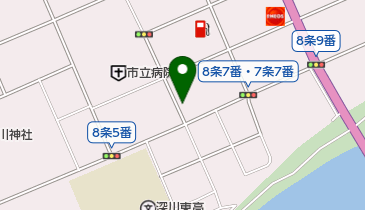 公文式深川東教室の地図画像