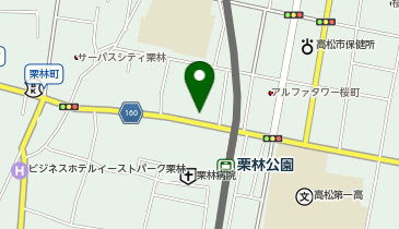 公文式高松栗林教室の地図画像