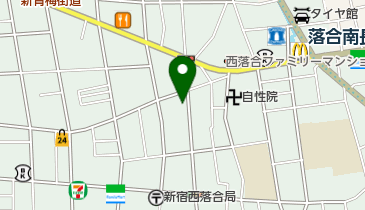 公文式西落合一丁目教室の地図画像