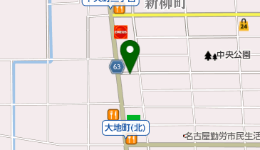 公文式中央町教室の地図画像