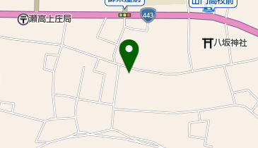 公文式瀬高上庄教室の地図画像