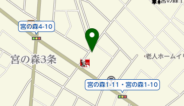 公文式宮の森教室の地図画像
