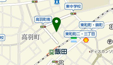 公文式飯田教室の地図画像