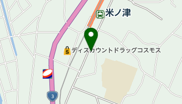 公文式米ノ津前教室の地図画像