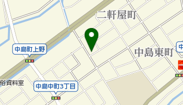 公文式中島東教室の地図画像