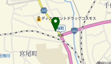 公文式田川桜町教室の地図画像