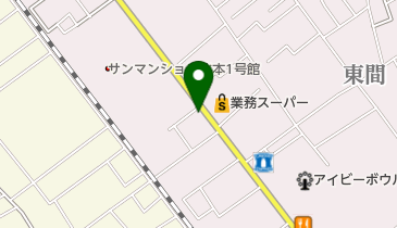 公文式東間5丁目教室の地図画像