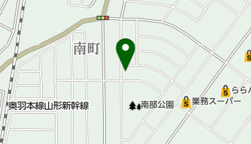 公文式天童北目教室の地図画像