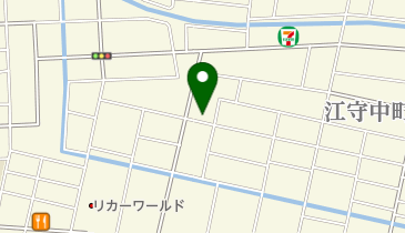 公文式江守中教室の地図画像