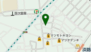 公文式淡路4丁目教室の地図画像